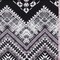 Black/Lavender/White Tribal Chevron Rayon Challis Fabric By the Yard